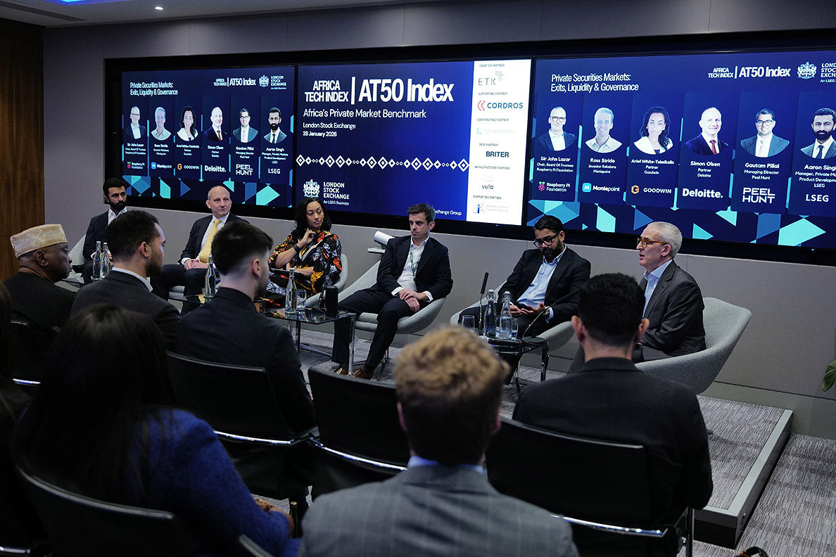 AT50 panel at the London Stock Exchange