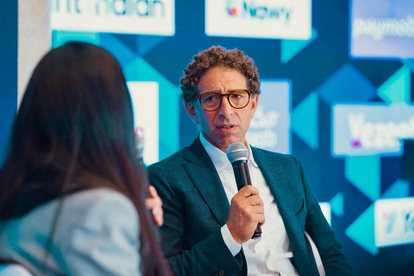 Mounir Nakhla speaking at the AT50 Cairo Market Open